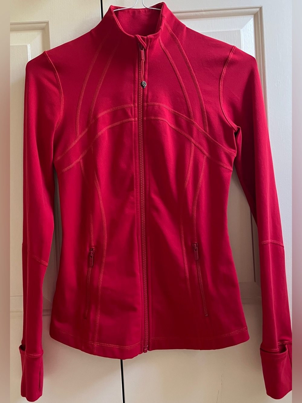 🍒LULULEMON sz 6 CLASSIC DEFINE Jacket DARK RED Full-Length *LUON